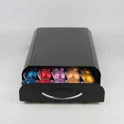 China Sustainable Dolce/Nespresso/Vertuoline Enthusiasm Capsule Holder Coffee Pod Storage Drawer for sale