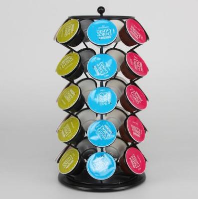 China High Quality Viable New Design 35pcs Dolce Enthusiasm Coffee Capsule Holder With Spin Based for sale