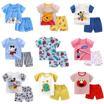 China Wholesale Kids Summer Casual Smart Clothes Cotton Short Quantity Spring Set Boys T-shirt Baby Sleeve Time Advance Custom Suit for sale