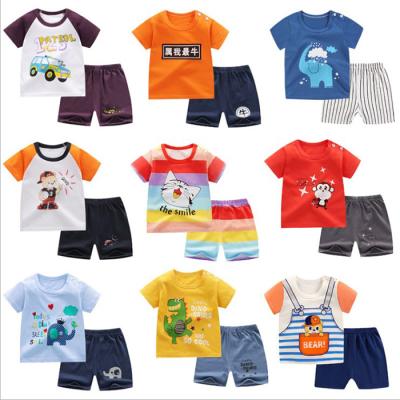 China Breathable Summer Clothes For Little Boys 100% Cotton Girl And Boy Clothes Kid's Casual T-shirt for sale