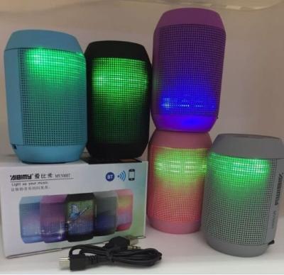 China MY500BT Mini Bluetooth Wireless Speaker Portable Stereo Speakers 3D Sound led lights TF for sale