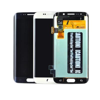 China pantalla LCD táctil completa llena de la asamblea del borde G9250 G925F de la galaxia S6 de Samsung con el digitizador en venta