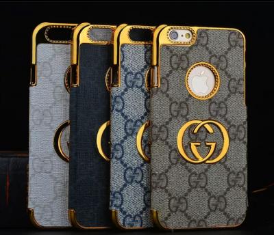 China Luxury LV gucci leather PC hard Case For iPhone 4 5s 6s plus  galaxy S6 S7 NOTE 3 for sale