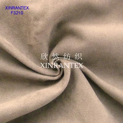 China F3210 micro fibre suede fabric 75DX105D/2 140GSM 57/58