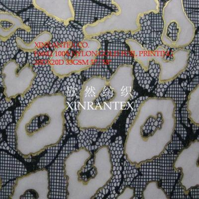 China F6042 sun-protective cloth fabric 100%nylon taffeta silver foil finishing in summer season for sale