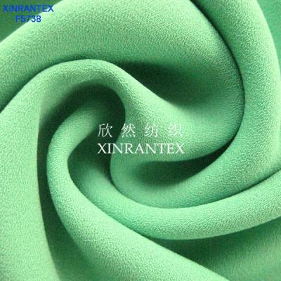 China F5738 lady fashion fabric poly crepe chiffon 75DX75D 125GSM 150CM for sale