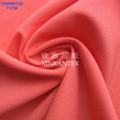 China F1734 polyester fabric four ways spandex twill 57/58