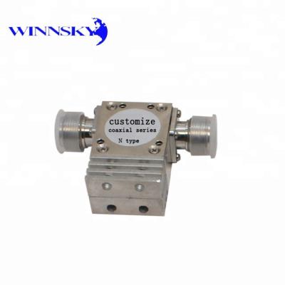 China Frequency Range 400-3000MHz RF Isolator Customization Coaxial Available WINNSKY N Type Steel Connector Made By WINNSKY for sale