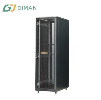 China Best price stock 42u rack server cabinet transparent front entrance tempered glass (metal door optional) network rack cabinet manufacturer for sale for sale