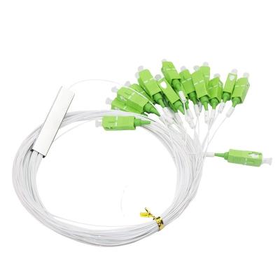 China Hot Sale FTTH Factory Wholesale 1x2 1x4 1x8 1x16 Fiber Optic Miniature PLC Splitter Steel Pipe Splitter for sale