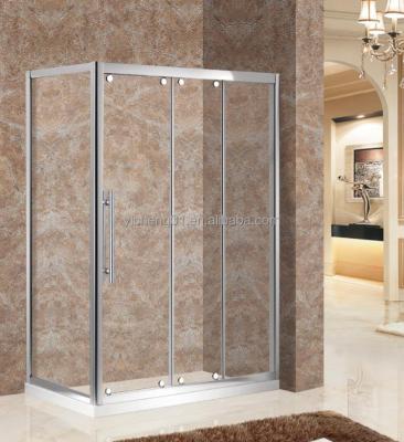 China Modern Custom Square Tempered Glass Bathroom Enclosure Shower Room for sale