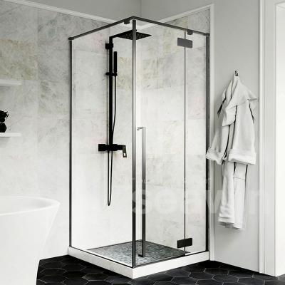 China Modern Manufacturers Selling Small Size Enclosed Shower Room Hut Stainless Steel Shower Room Hut Bathroom Door for sale