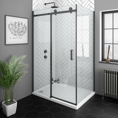 China Modern Tempered Clear Glass Sliding Shower Room Enclosure Bathroom Shower Room for sale