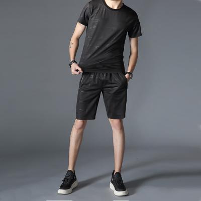 China Wholesale casual 2 piece men's short set desgin sports fashion short sleeve QUICK DRY short sleeve shirt for hombre for sale