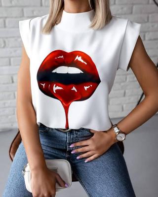 China 2020 summer fashion anti-pilling anti-pilling plus size support collar short sleeve tops fashionable woman blouses for sale