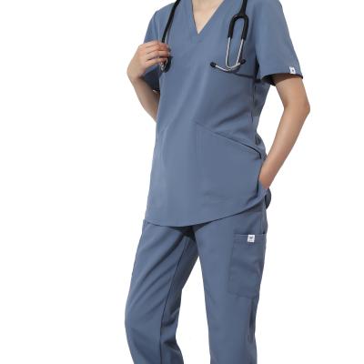 China Quick dry / anti - bactieria / water repellent / wrinkle free hospital use for nurses clothes jogger scrubs medical uniforms scrubs joggers uniform scrubs jogger women for sale