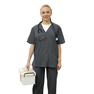 China Medical Nurse Scrub Suit Design Custom Scrubs Nursing Jogger Scrubs Uniform Sets for sale