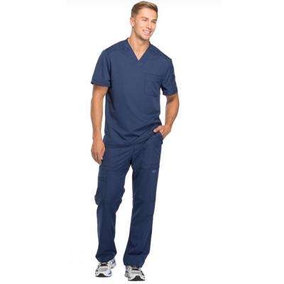 China Dropshipping new style men hospital work scrubs uniform sets for hospital plus size soft high quality scrub nurse uniform for men for sale