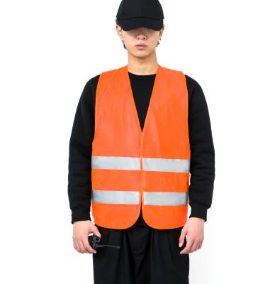 China Other Wholesale Reflective Night Running Vest Motorcycle Safety Construction Vest Orange Vest for sale