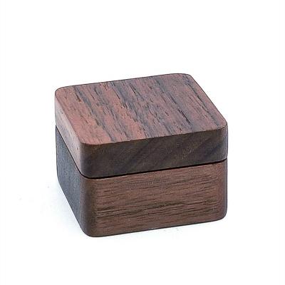 China Wholesale Custom Luxury Men's Gift Luxury Packaging Cufflinks Wooden Jewelry Box Striped for sale