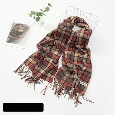 China Cheap Fashion 100%Polyester Cashmere Shawl Women's Cashmere Wool Scarf for sale