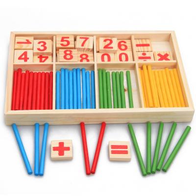 China Wooden Wooden Counting Toys For Kid Math Toys Counting Sticks Educational Wooden Toys for sale