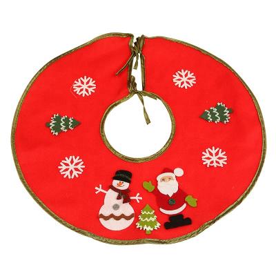 China Christamas Home Decor Flannel Christmas Tree Skirt Premium Christmas Decoration Gifts for sale