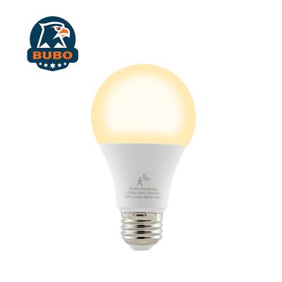 China BUBO A60 A19 A21 Type E26 E27 B22d Base CRI80 Lights Motion Redar Sensor Lamp High Lumens Energy Saving Smart Bulb for sale