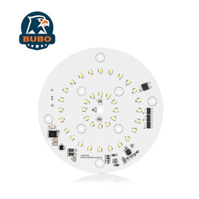 China TRIAC Dimming ACDrv AC DOB LED Module Driverless Round PCB With Triac LED Dimmer Customized Driver for sale