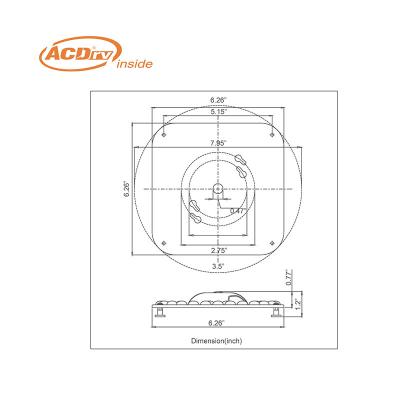 China LED Light Engine ACDrv Dimmable Fan Light Module For LED Ceiling Fans for sale