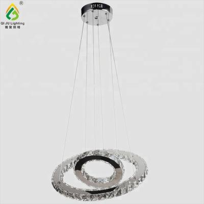 China Modern 3 Ring Hanging Lights 5 Ring Chandelier LED Pendant Lights for sale