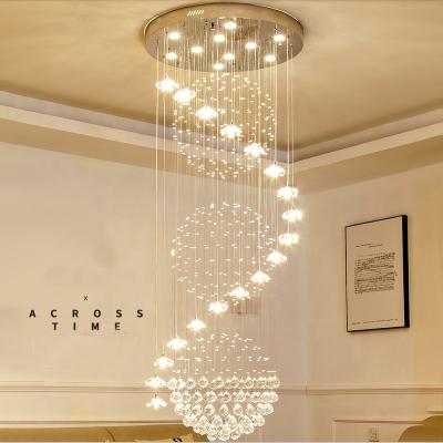 China Crystal Ball Butterflies Chandelier For Modern Clear Living Room for sale