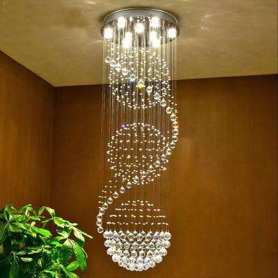 China Crystal Chandelier Bedroom Ring Ceiling led modern modern lights Crystal Chandelier Lights for sale