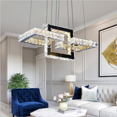 China Cafe Bling Bling High Lifestyle Modern Decorative Home Led Light Luxury Crystal Pendant for sale