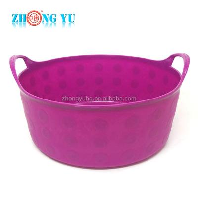 China Wholesale Cheap Viable Plastic Soft PE Pot Plant Nursery Basket Storage Basket Laundry Maker Watering Tool for sale