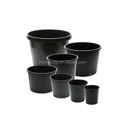 China Modern High Quality Black Plastic Durable 1gallon Garden Nursery PP Agricultural Tool Pot for sale