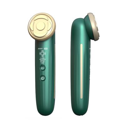 China Peer Solvent Home Use Beauty Trend EMS RF Instrument Face Beauty Massage Lifting Vibrating Facial Massager Beauty Device Products for sale