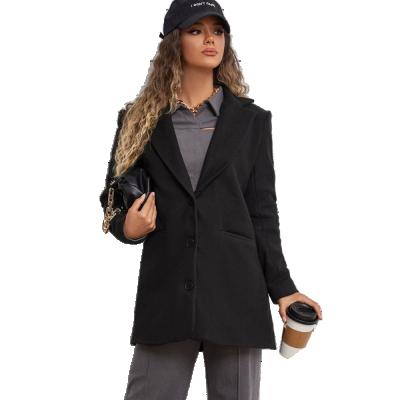 China 2022 Autumn New Arrival Fashion Temperament Solid Color Breathable Slim Fit Casual Blazer Long Sleeved Elegant OL Women Dress Suit Coat for sale