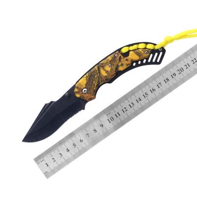 China Non-variable Yellow Attractive Fruit Gift Souvenir Outdoor Hiking Portable Folding Pocket Knife for sale