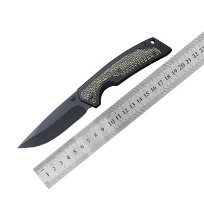 China Black Finished Bushcraft Non-Variable Increasing Hunting Folding Pocket Survival Portable Tactical Knife for sale