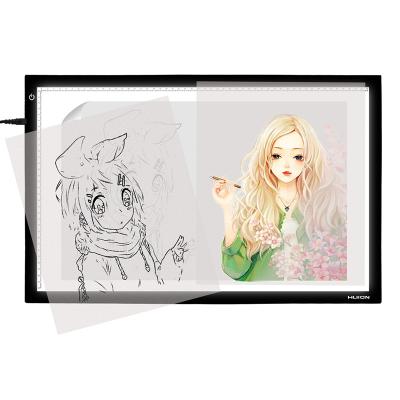 China Huion A2 Largest Tattoo LED Light Box Drawing Board Education Display Light Protection Discovery Rectangle for sale