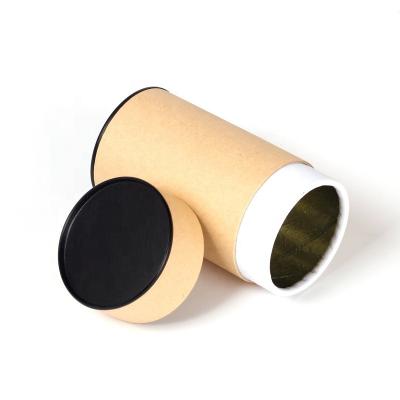 China Round Jemstone Recyclable Tea Food Grade Cardboard Paper Tube Biodegradable Printed Paper Packaging for sale