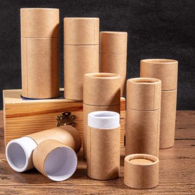 China Jemstone Sample Craft Cardboard Paper Tea Paper Handmade Gift Boxes Custom Tube Paper Packaging Tubes for sale