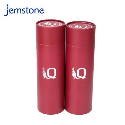 China Wholesale Recyclable Eco-friendly Tube Whiskey Packing Box White Wine Packaging Paper Box Round Paper Tube for sale