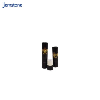 China Customized Recyclable Empty Black Recyclable Paper Cartridge Cbd Packaging Kraft Paper Child Resistant Cosmetic/Food/Gift/Wine/Tea/Candle Tube for sale