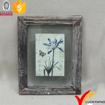 China French Country Wall Mounted Decorative Antique Wooden Picture Picture Frame for sale