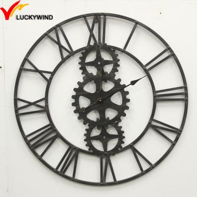 China Special sale Metal Gear style design wall clock wedding clock antique wall clock gift for sale