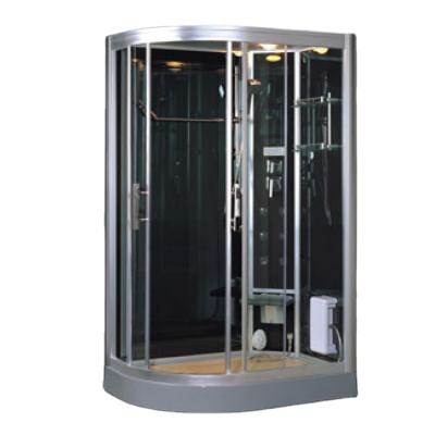 China Steam Sauna\A-1280 Steam Whirlpool Steam Shower Room Glass Steam Bath With Screen Indoor Shower Room for sale