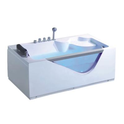 China Bachelor Freestanding Fashionable Massage Soaking Bathtub With Glass for sale