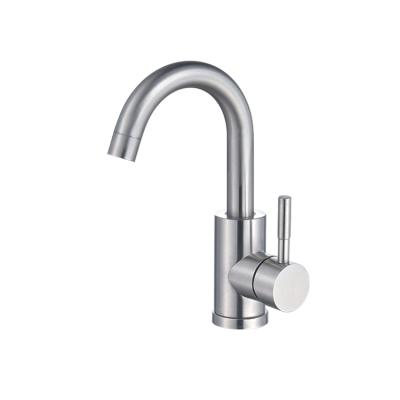 China Modern Hot Sale Cheap Kitchen Faucets 304 Stainless Steel Faucets Kitchen Sink Faucets for sale